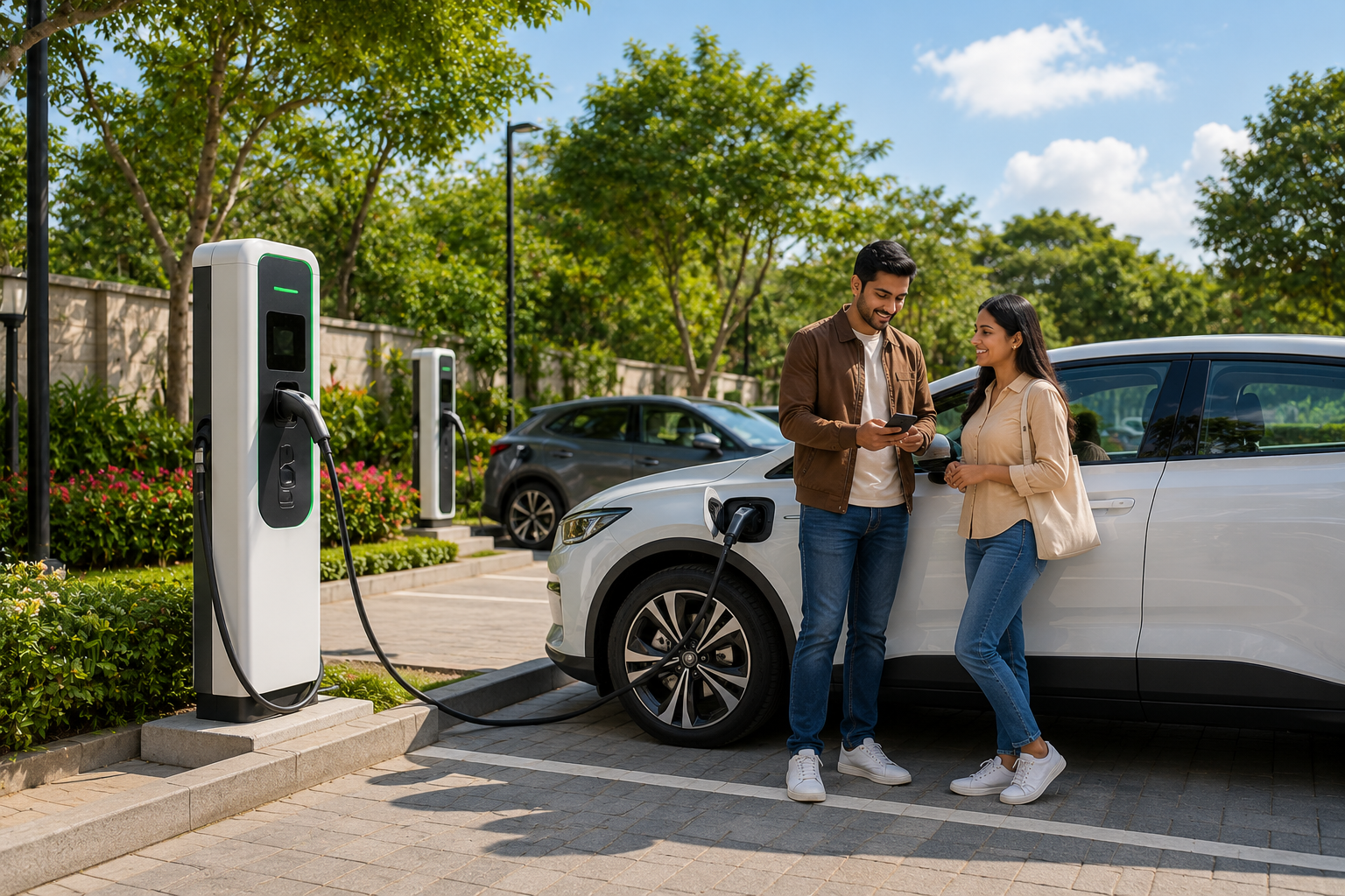 EV Charging Points at Pinnacle Farms