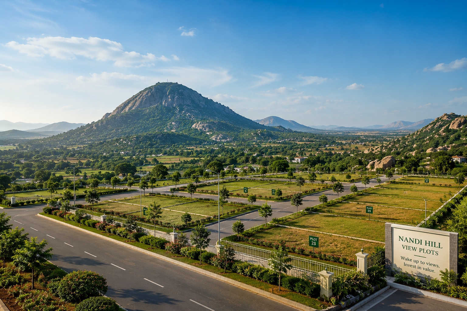 Nandi Hills view plots