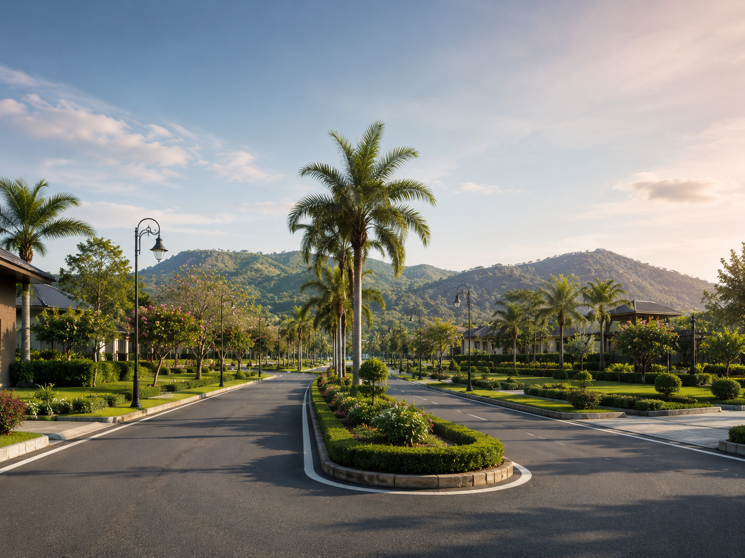 Landscaped Roads — Pinnacle Farms Nandi Hills